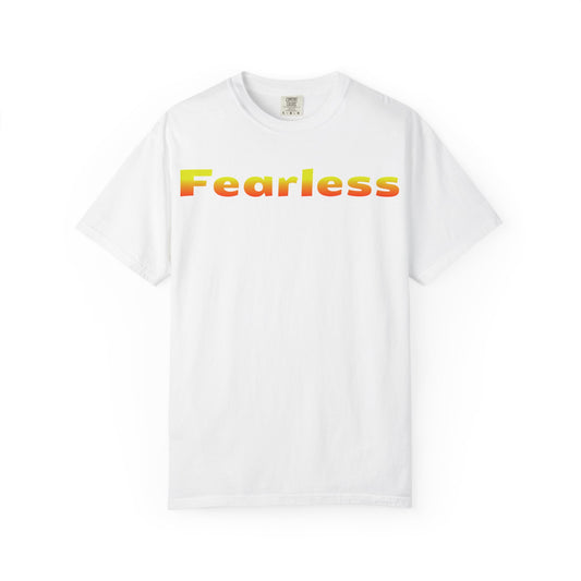 Fearless Graphic T-Shirt — Bold Gradient Text Tee