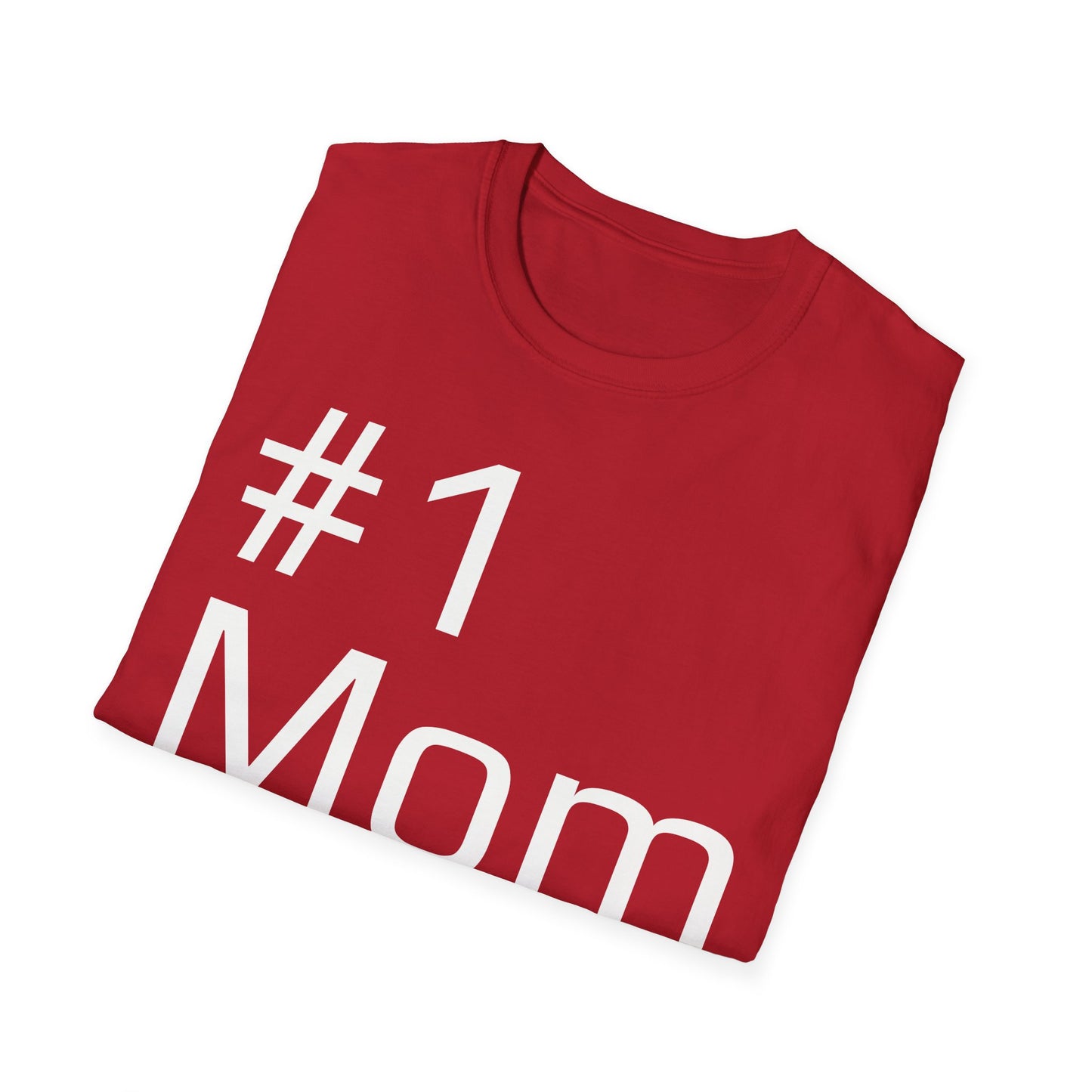#1 Mom Unisex Softstyle T-Shirt
