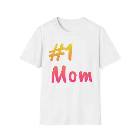 #1 Mom Unisex Softstyle T-Shirt