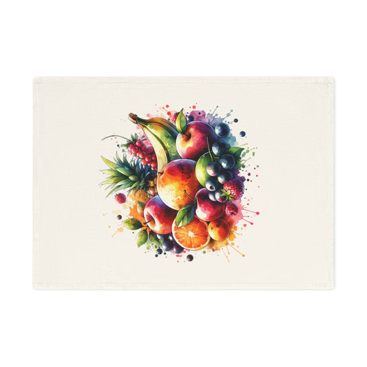 Vibrant Fruit Design 100% Organic Cotton Tea Towel