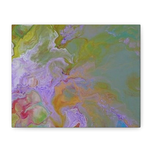 "Stepping into Greatness" Acrylic pour painting - Canvas Wall Art