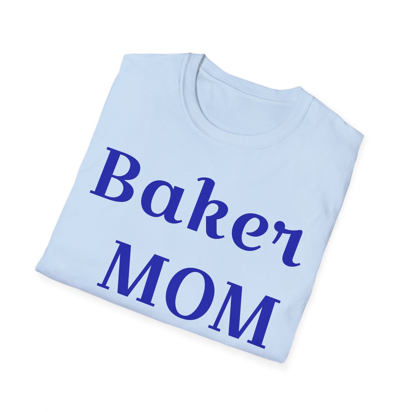 Baker Mom Unisex Softstyle T-Shirt - Perfect Gift for Baking Enthusiasts