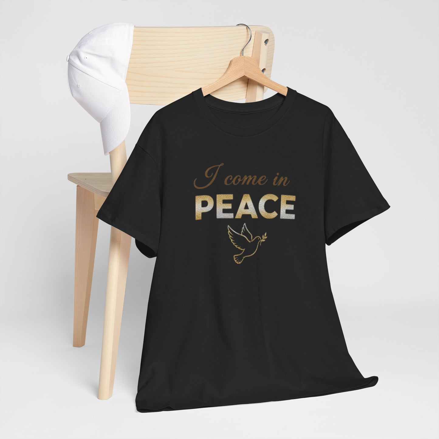I Come in Peace T‑Shirt — Dove Graphic Peace Tee