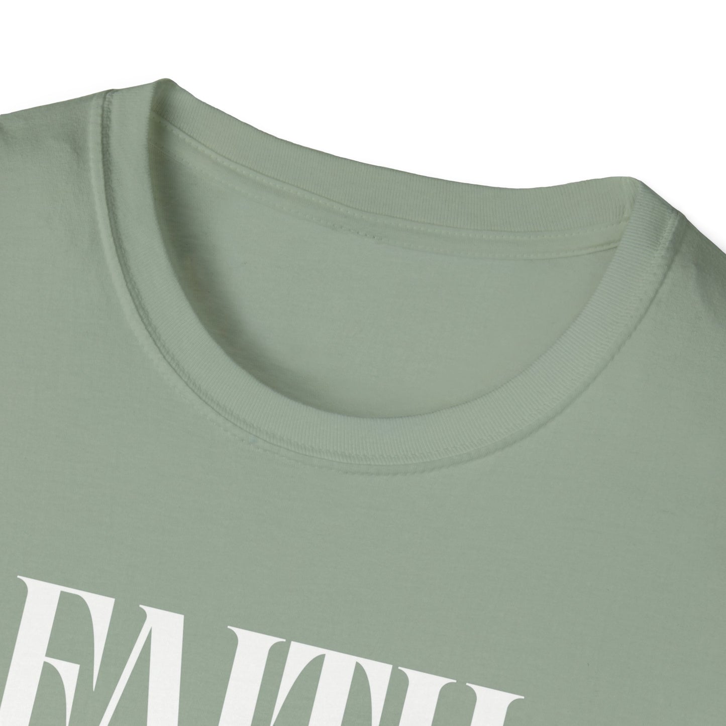 Faith Hope Love Unisex Softstyle T-Shirt | Inspirational Graphic Tee