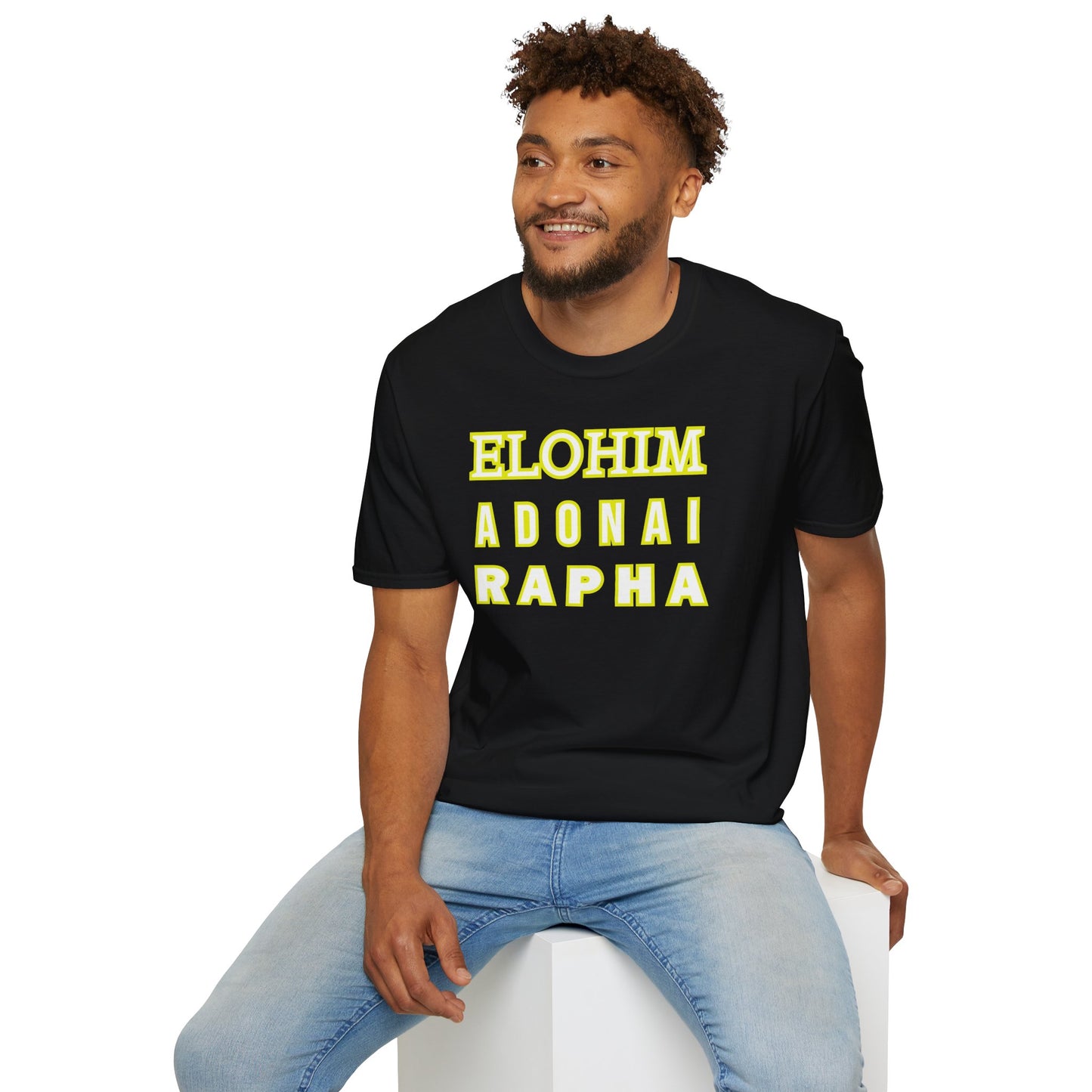 Inspirational Faith T-Shirt - Elohim Adonai Rapha Design