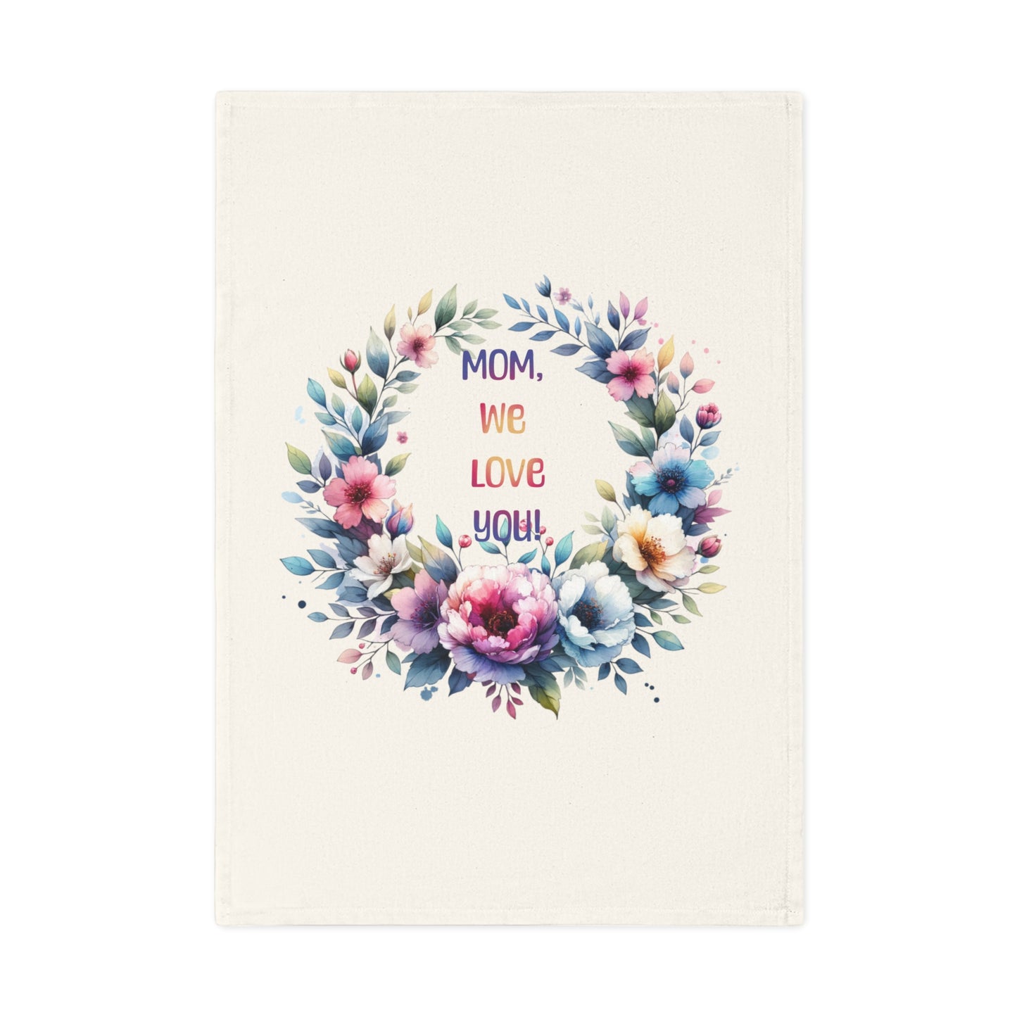 Floral Mom Tea Towel - Perfect Gift for Mother's Day