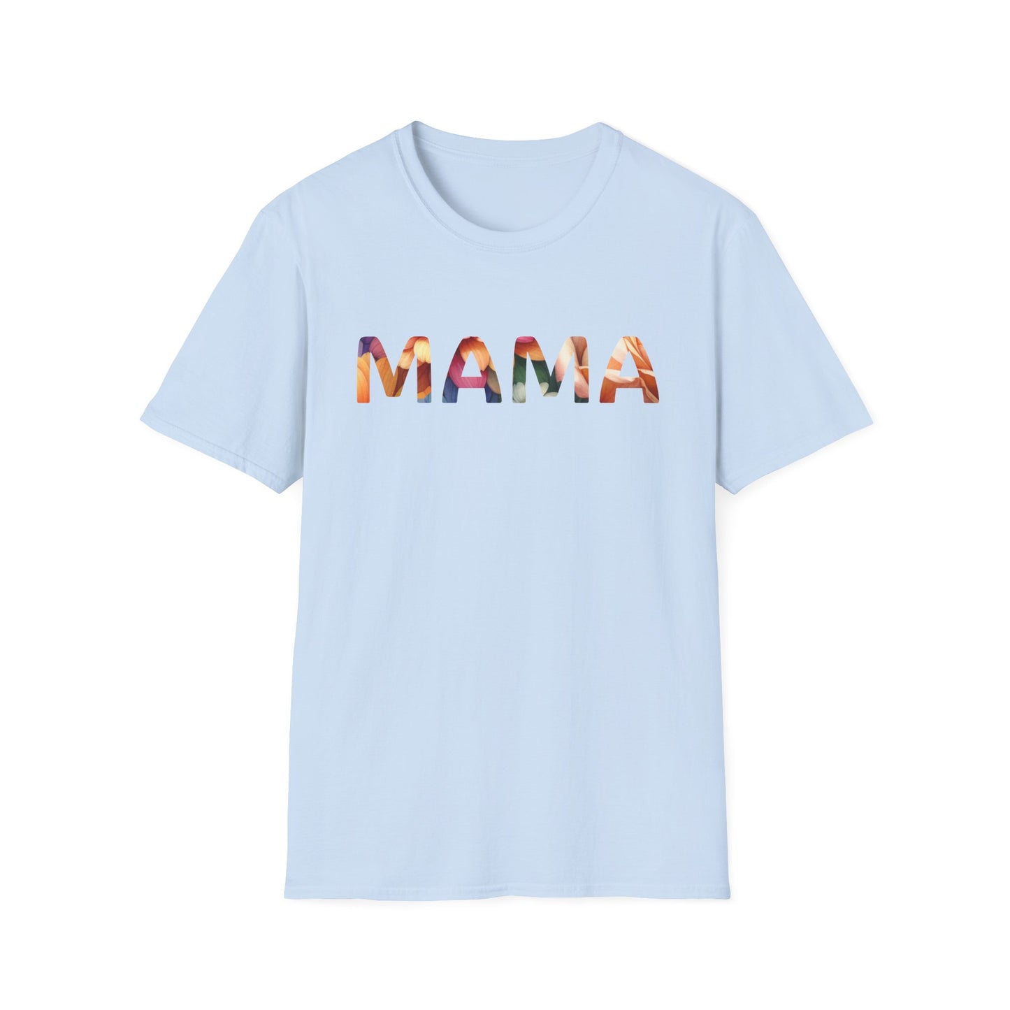 Mama Floral T-Shirt — Colorful Watercolor Mom Tee
