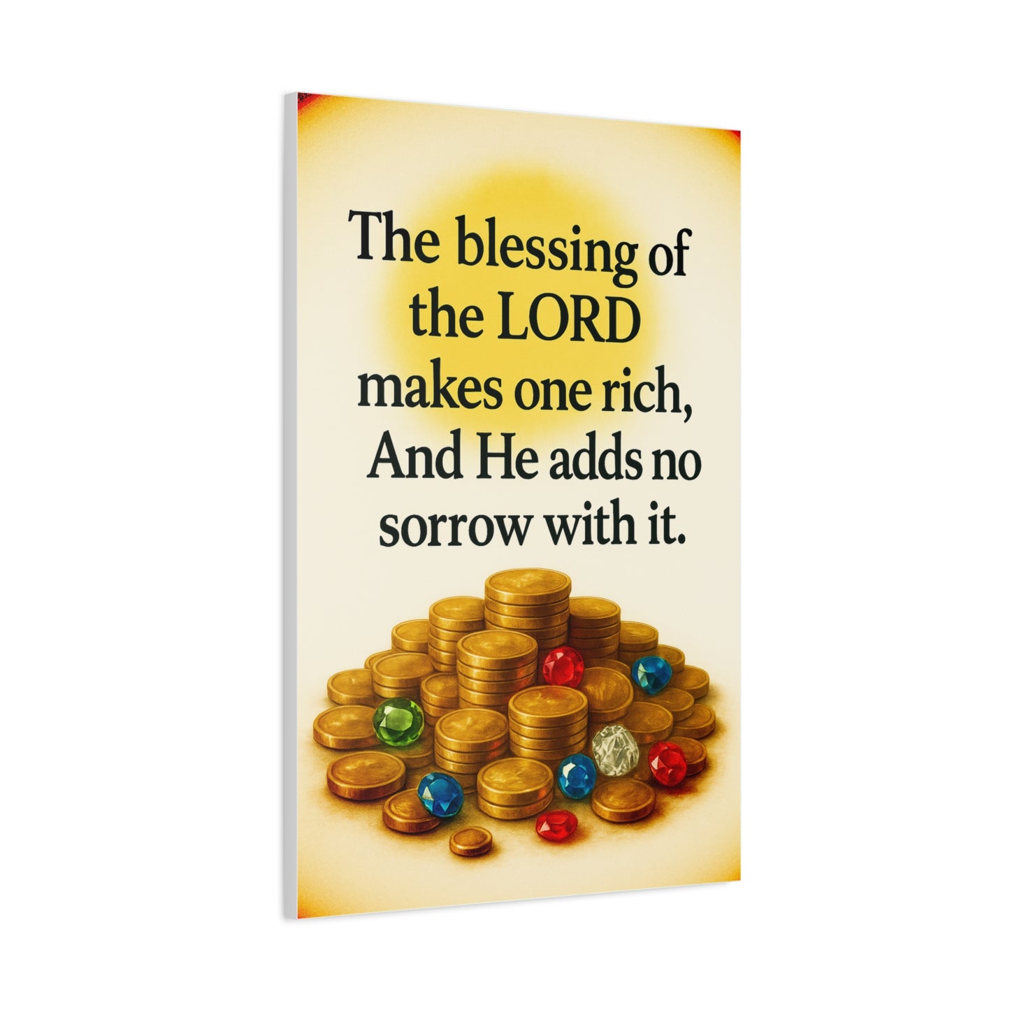 Inspirational Wall Art, Bible Verse Canvas, Religious Gift, Motivational Artwork
