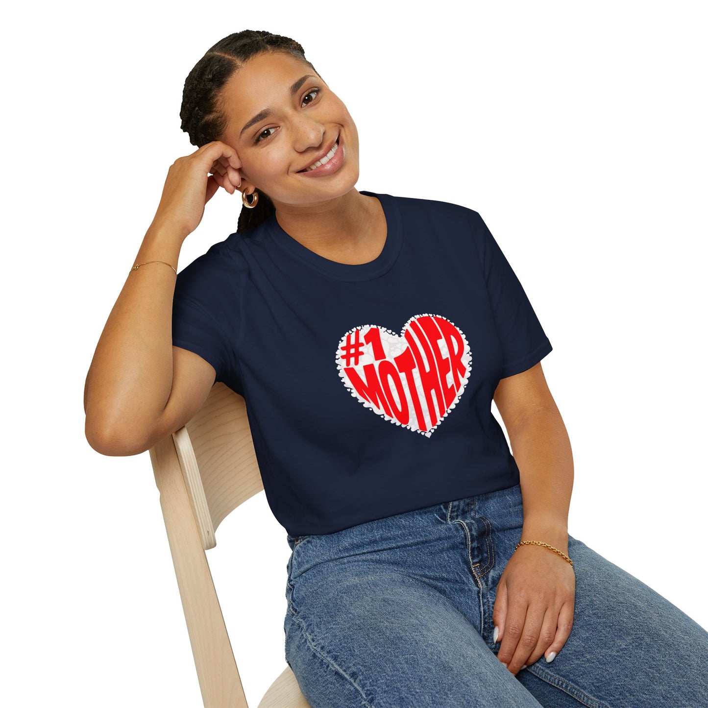 #1 Mother Unisex Softstyle T-Shirt - Perfect Gift for Moms
