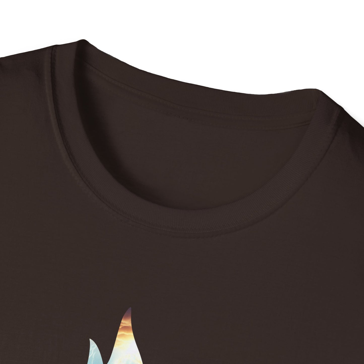 Christian Flame DNA T-Shirt — Faith & Science Inspired Graphic Tee, Unique Christian Gift