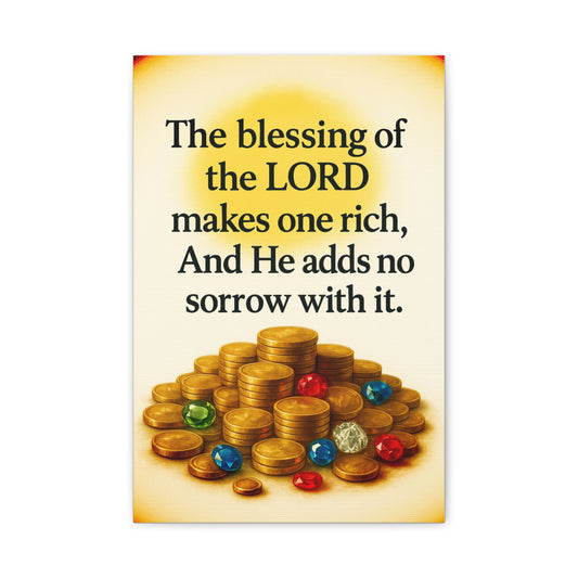 Inspirational Wall Art, Bible Verse Canvas, Religious Gift, Motivational Artwork