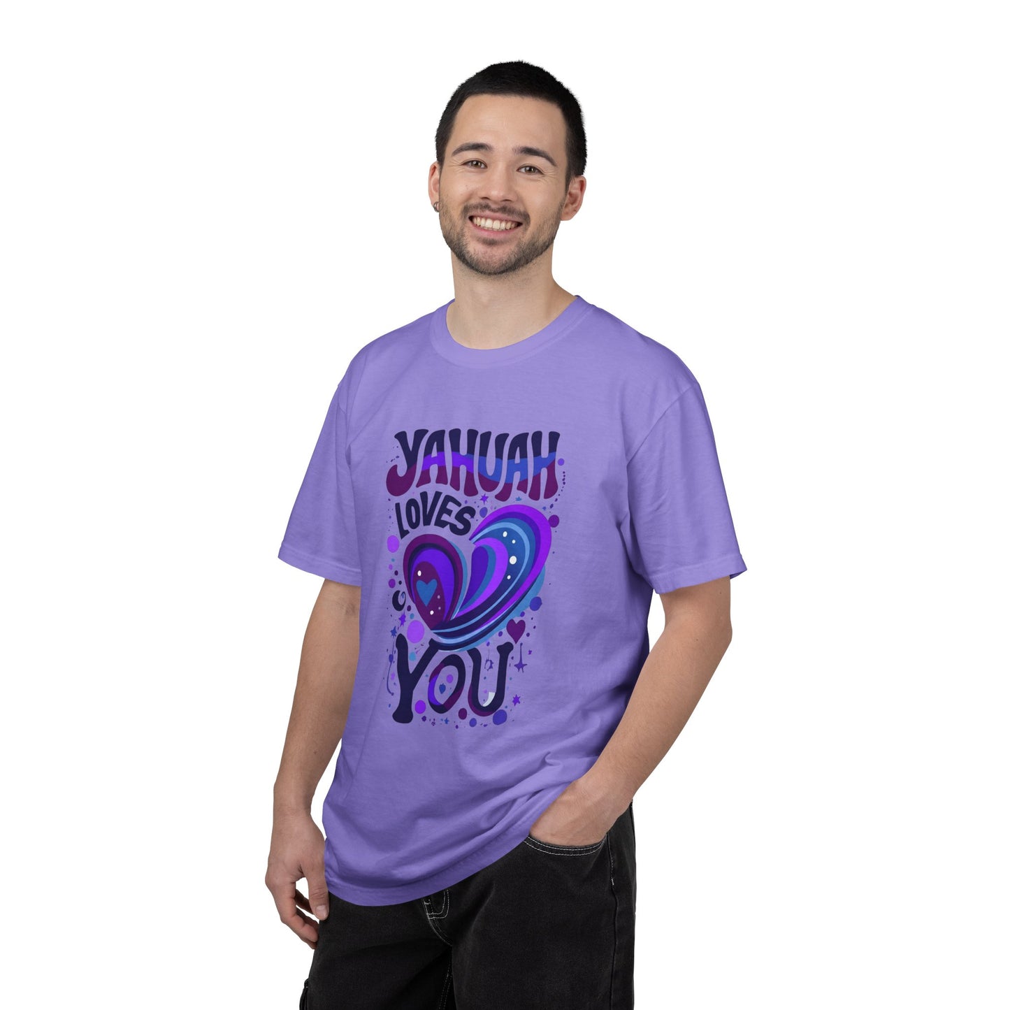 Yahuah Loves You T-Shirt — Faith-Inspired Christian Graphic Tee, Hebrew Name of God Gift