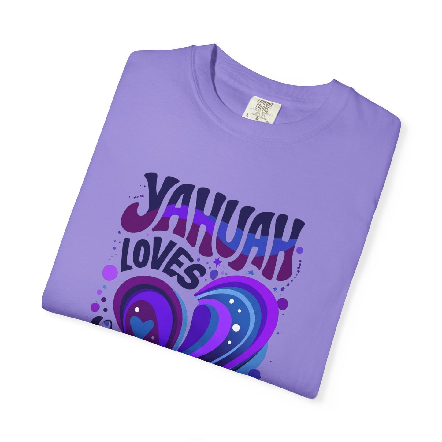 Yahuah Loves You T-Shirt — Faith-Inspired Christian Graphic Tee, Hebrew Name of God Gift