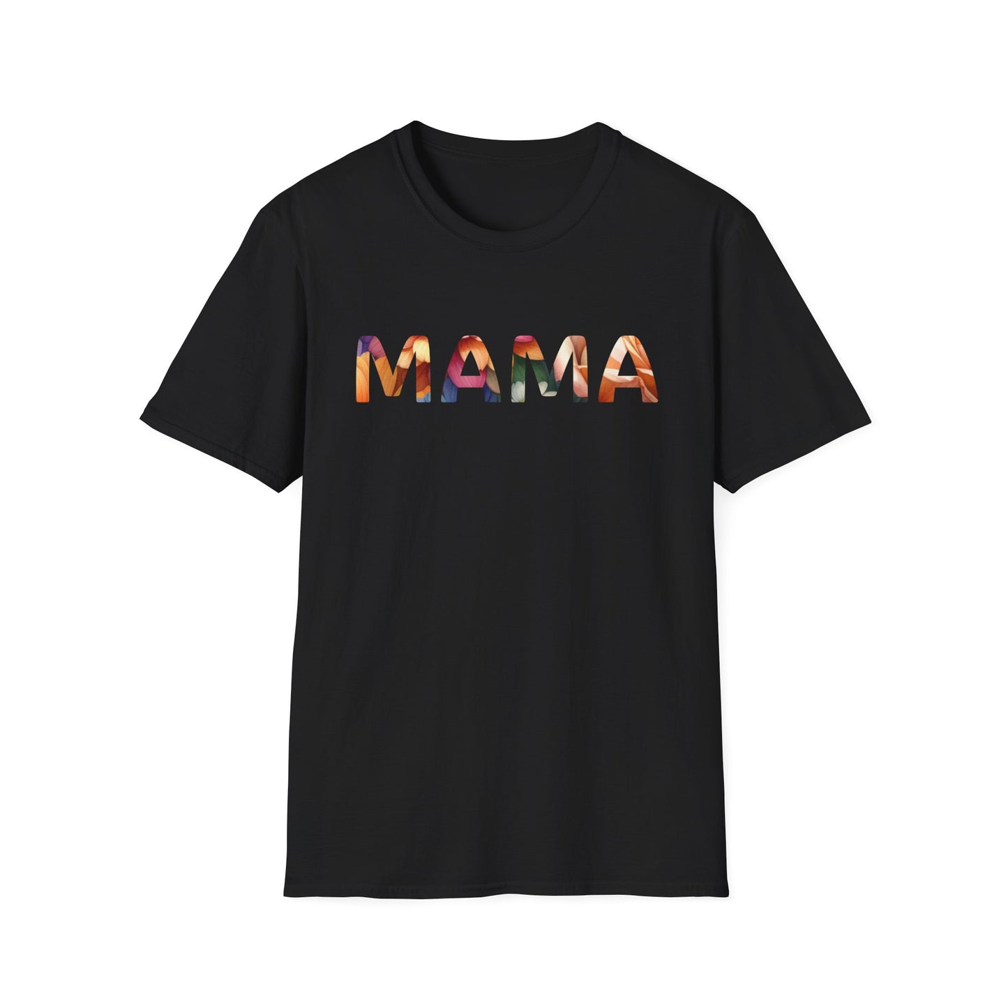 Mama Floral T-Shirt — Colorful Watercolor Mom Tee