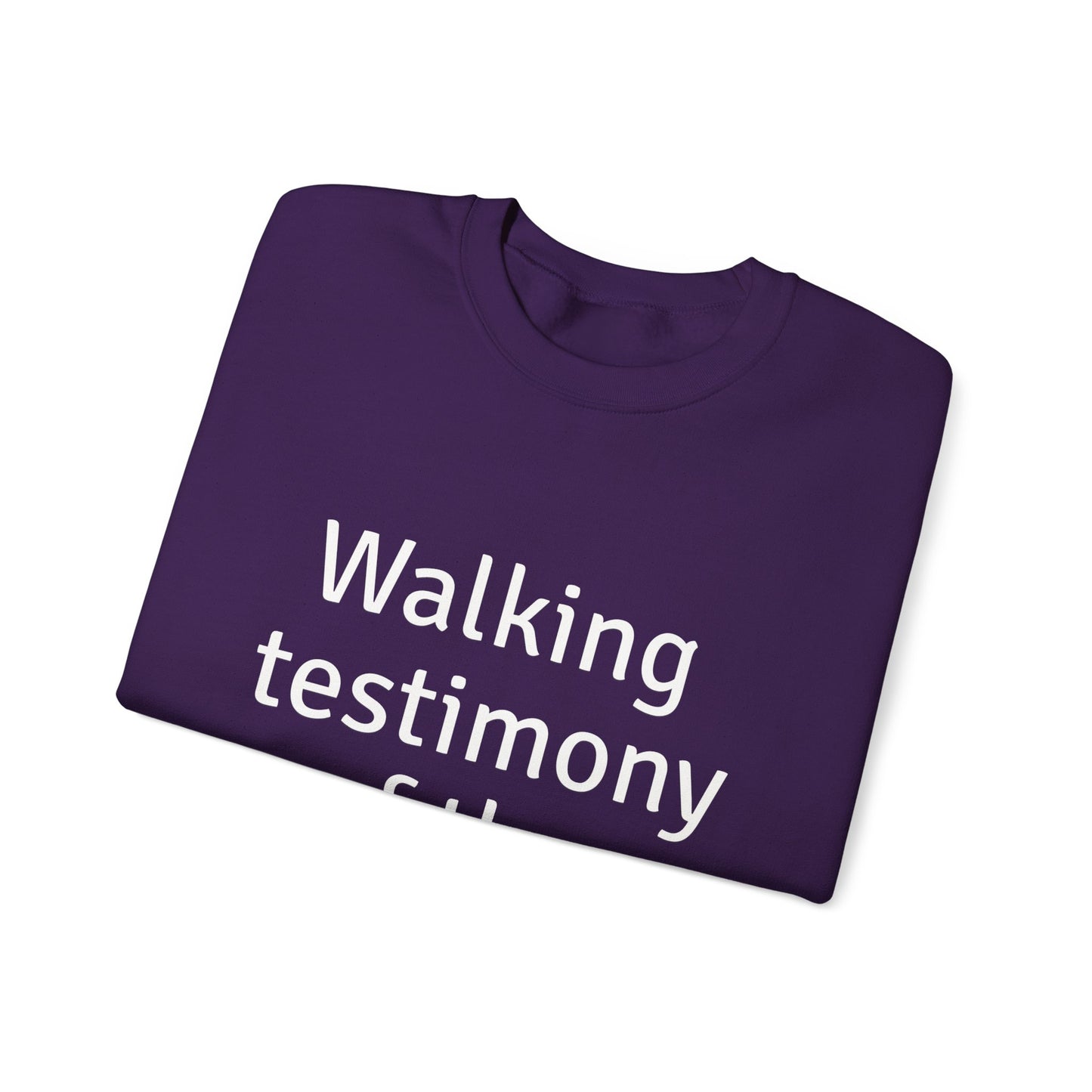 Walking Testimony of the Holy God