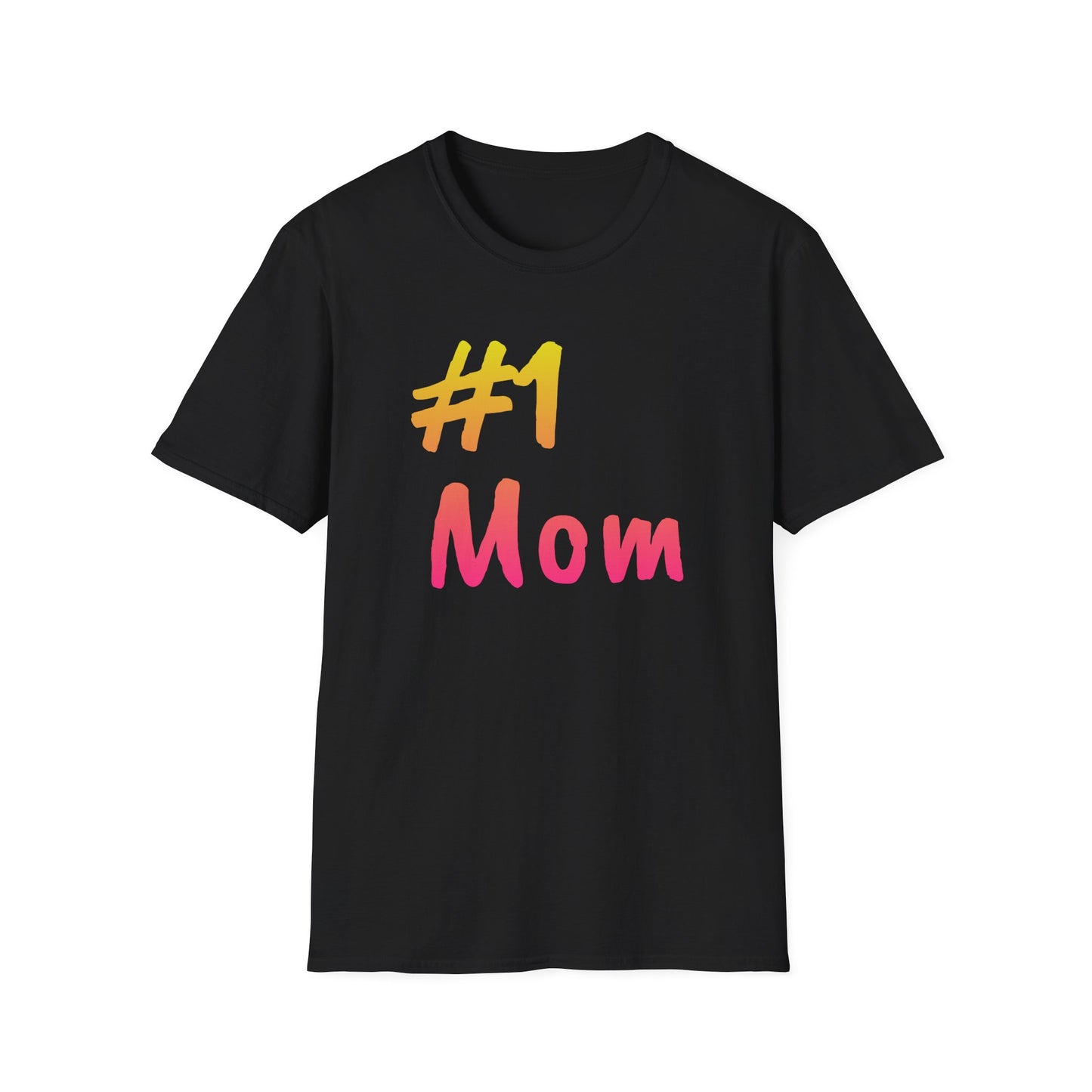 #1 Mom Unisex Softstyle T-Shirt - Perfect Gift for Mother's Day