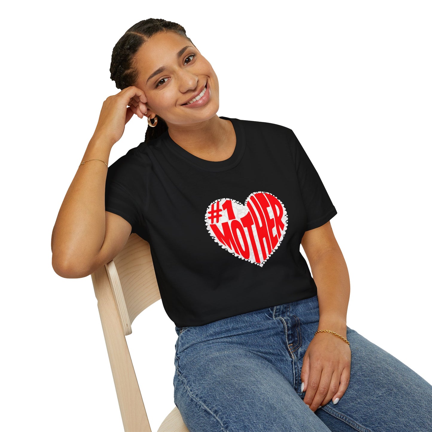 #1 Mother Unisex Softstyle T-Shirt - Perfect Gift for Moms
