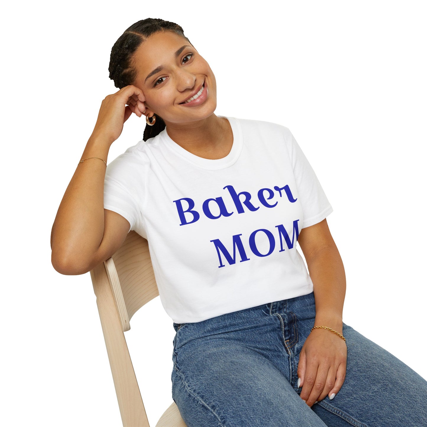 Baker Mom Unisex Softstyle T-Shirt - Perfect Gift for Baking Enthusiasts