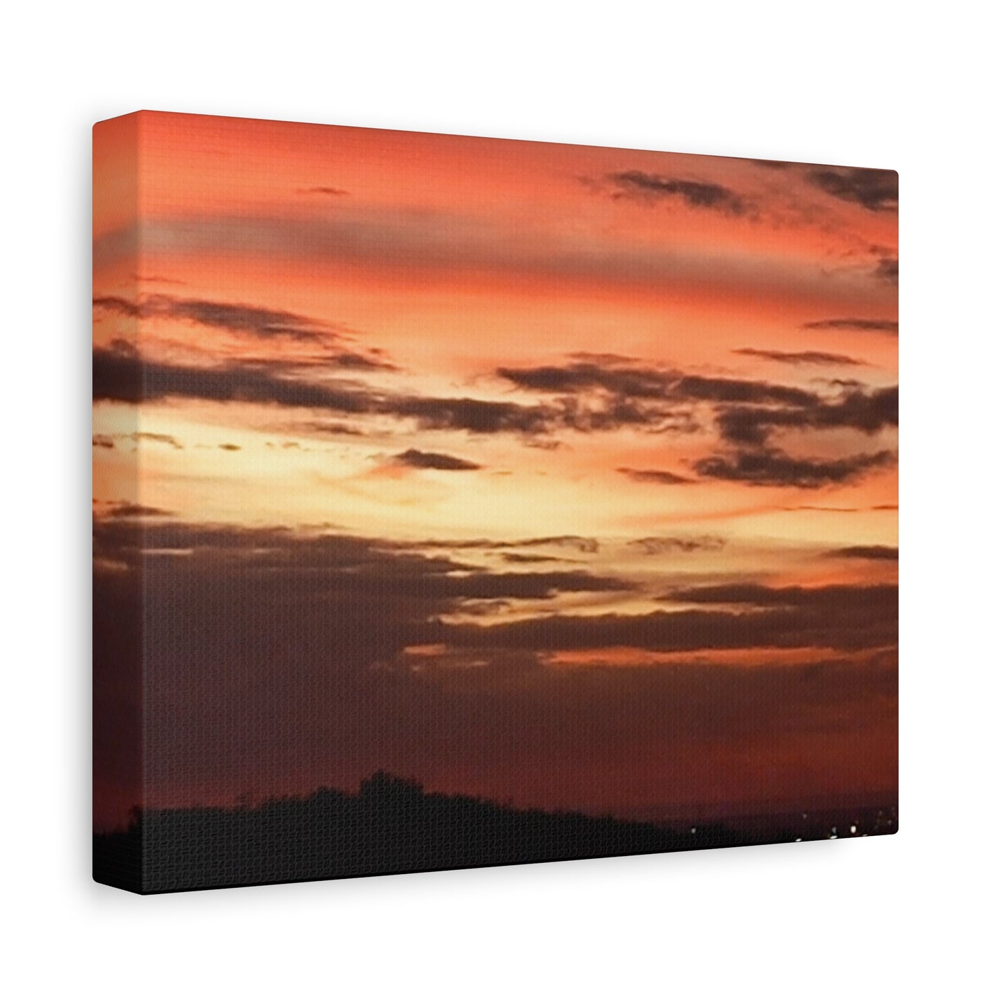 Sunset Canvas Wall Art - Matte Stretched 1.25"