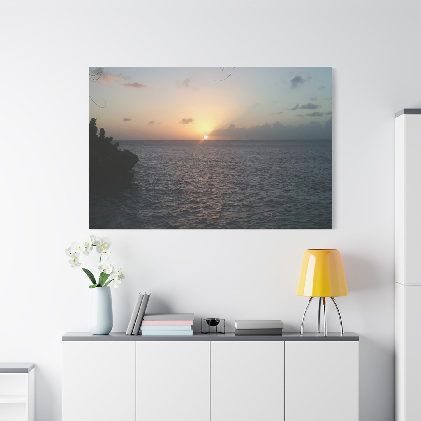 Sunset Canvas Art - 1.25" Stretched Matte Wall Decor for Home & Office