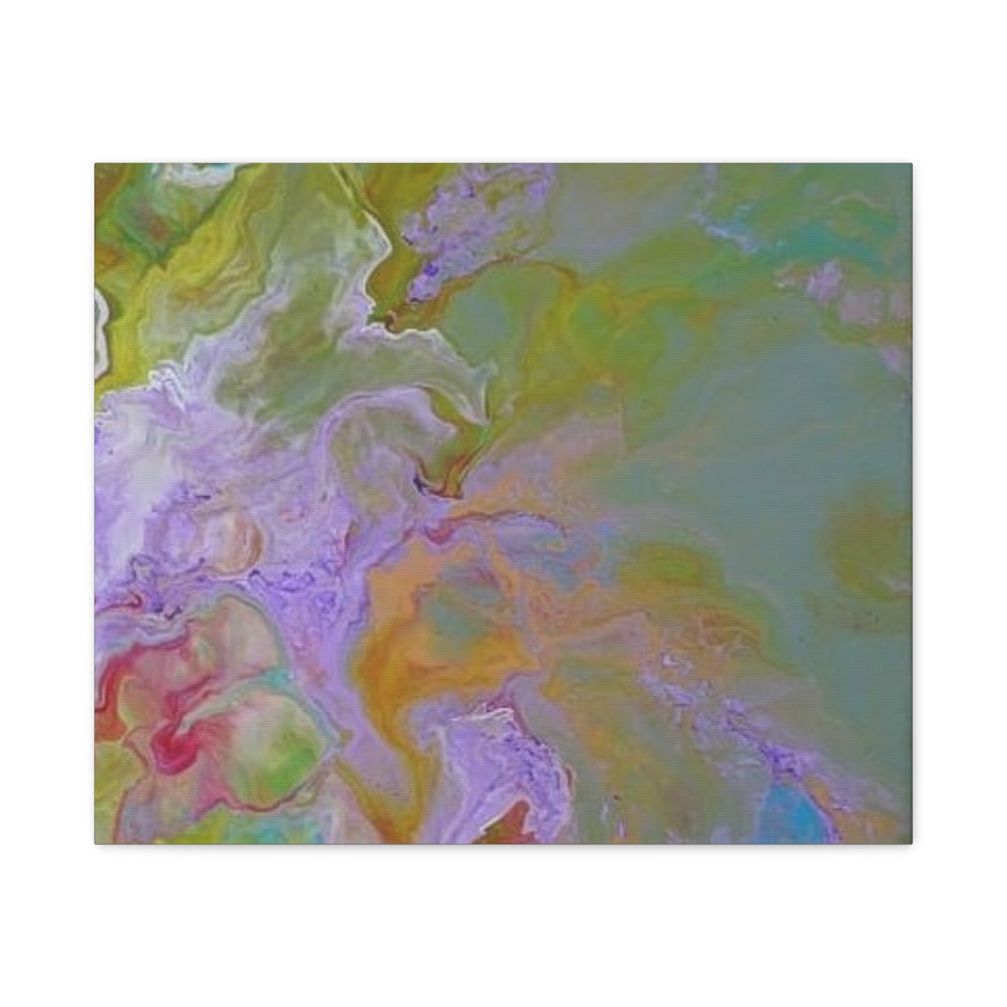 "Stepping into Greatness" Acrylic pour painting - Canvas Wall Art