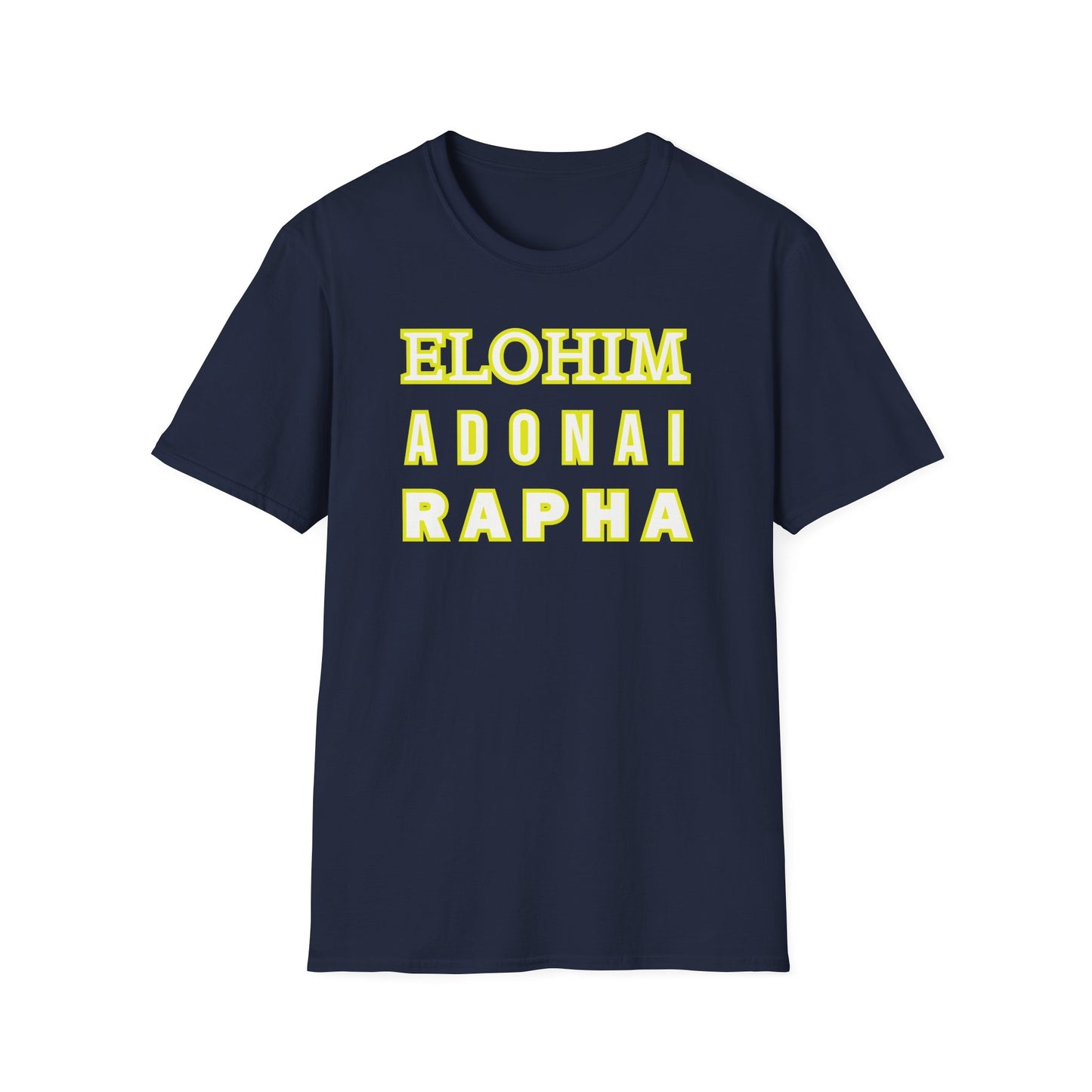 Inspirational Faith T-Shirt - Elohim Adonai Rapha Design
