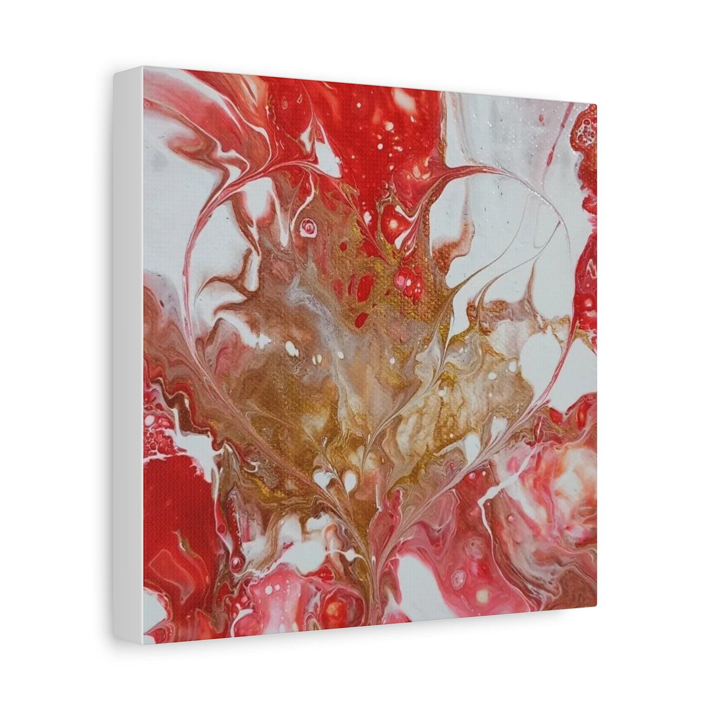 Heart Abstract Art Canvas Print - Great Gift for Art Lovers