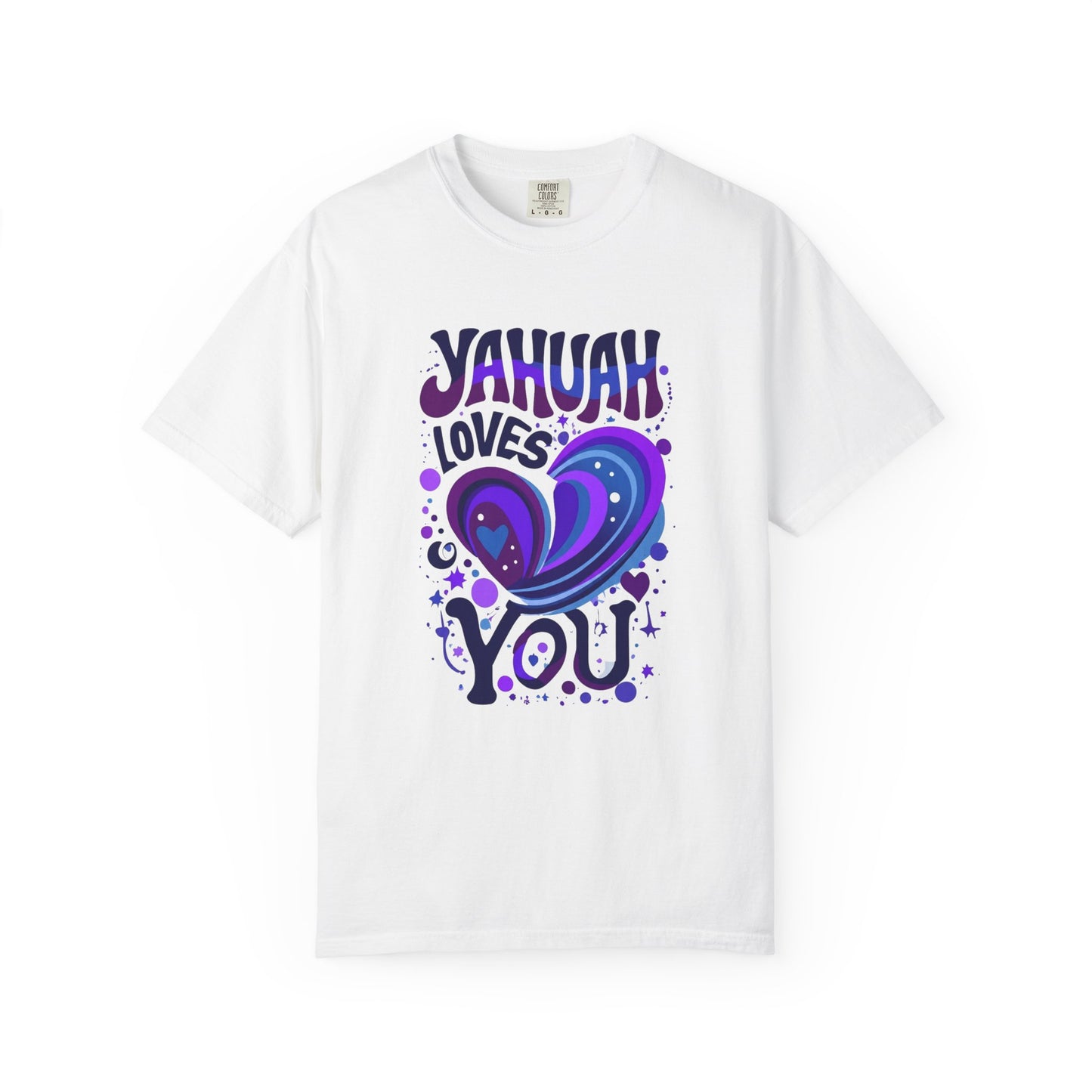 Yahuah Loves You T-Shirt — Faith-Inspired Christian Graphic Tee, Hebrew Name of God Gift