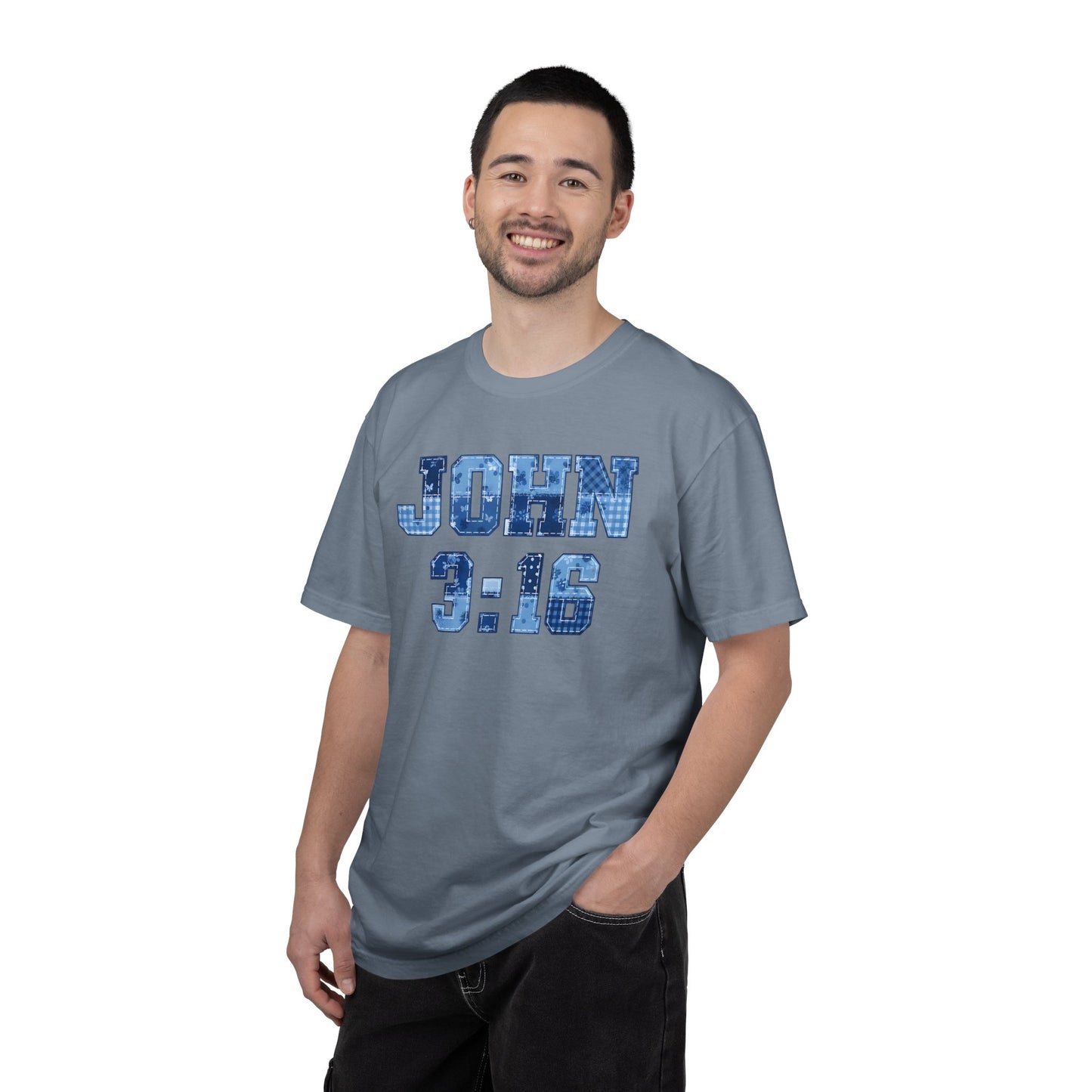 John 3:16 Christian T-Shirt — For God So Loved the World Faith Verse Graphic Tee