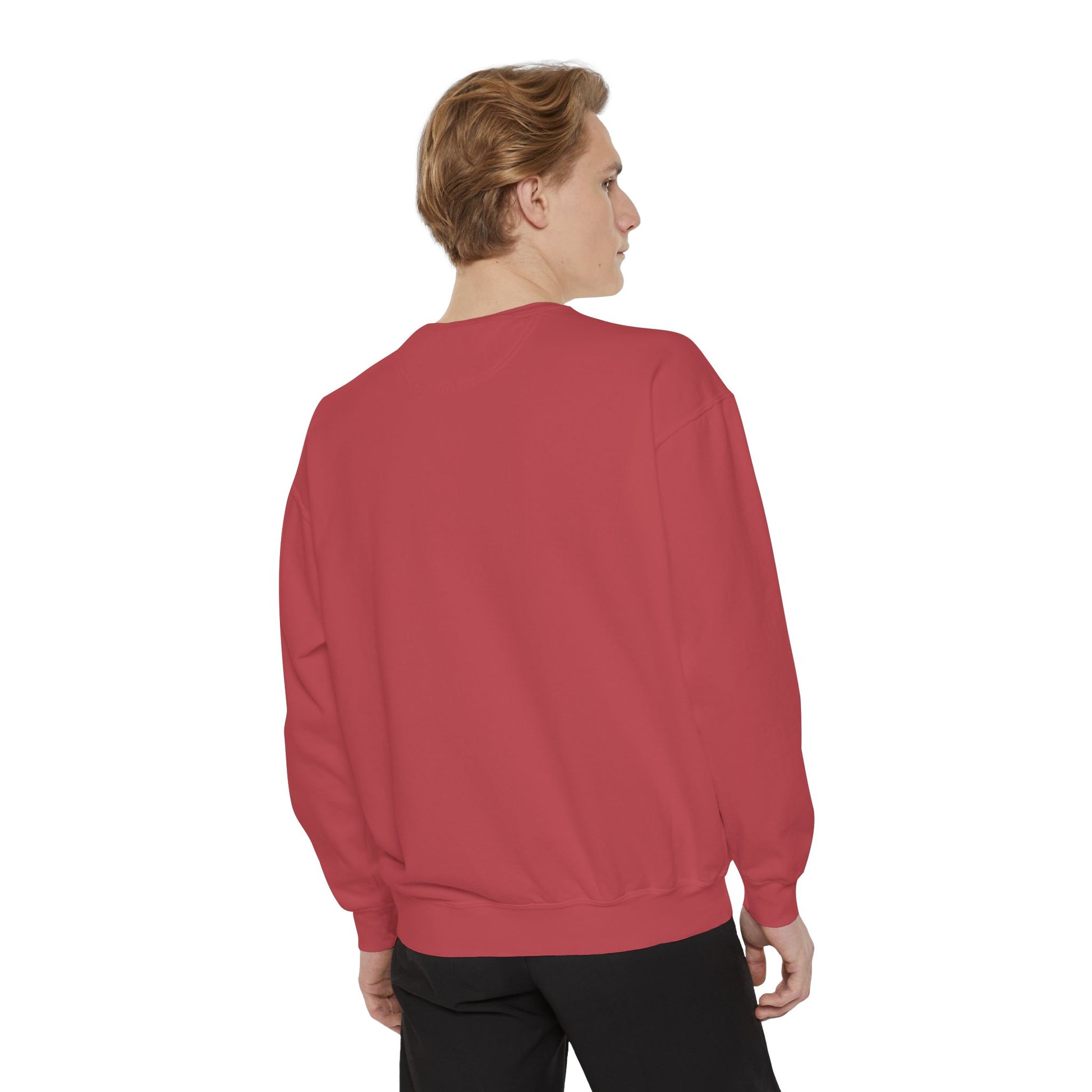 Yeshua Hamashiach Unisex Garment-Dyed Sweatshirt - Comfortable Faith-Inspired Apparel - Inspire par Dieu