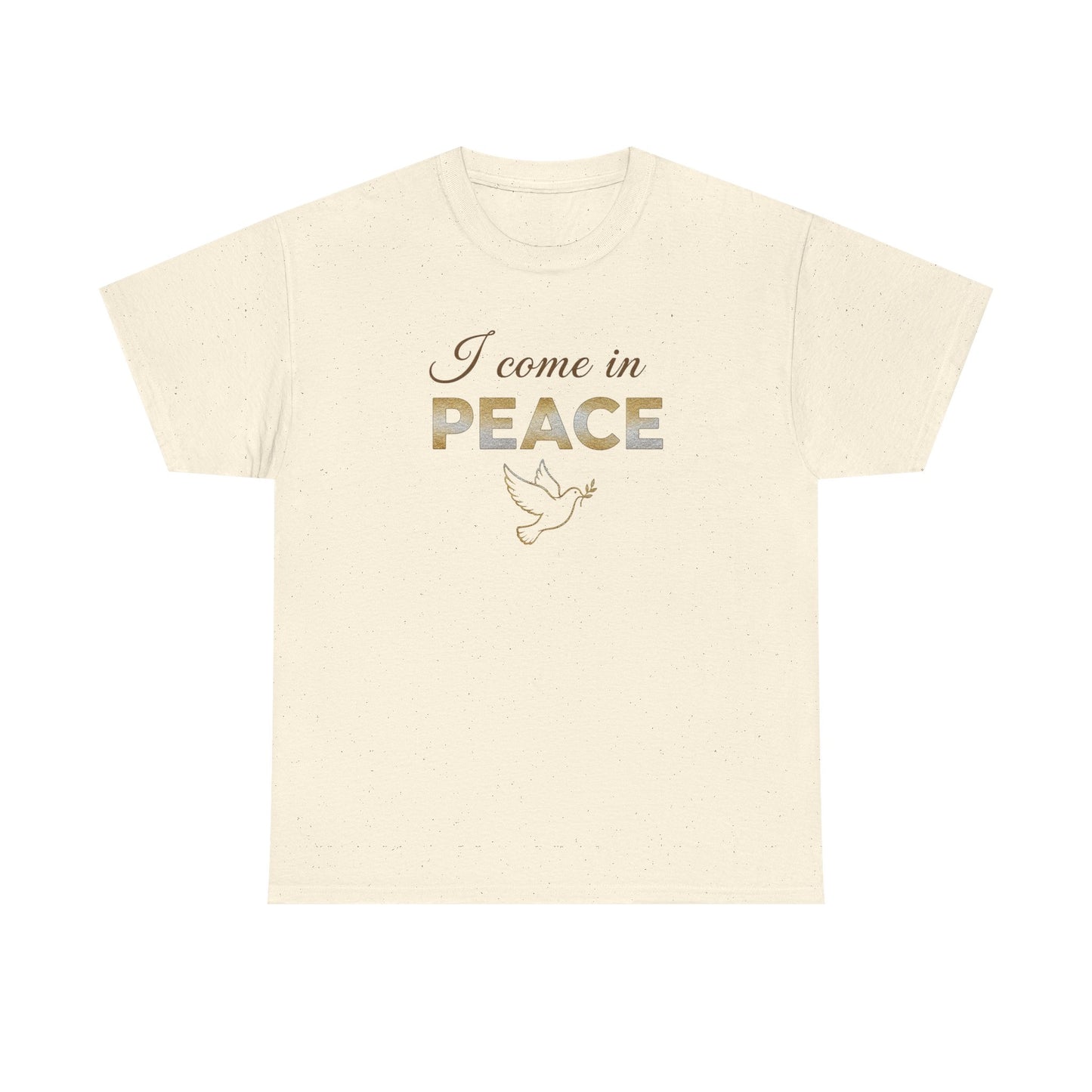 I Come in Peace T‑Shirt — Dove Graphic Peace Tee