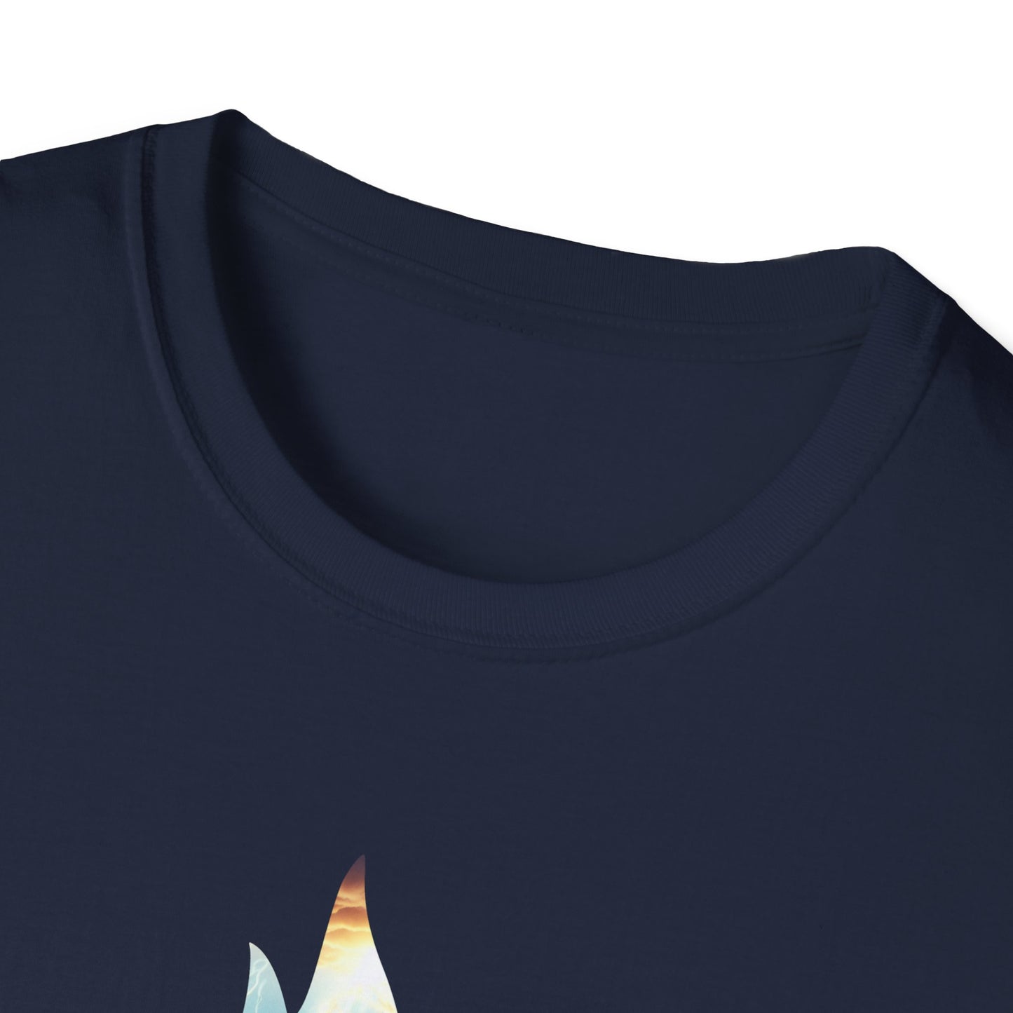 Christian Flame DNA T-Shirt — Faith & Science Inspired Graphic Tee, Unique Christian Gift