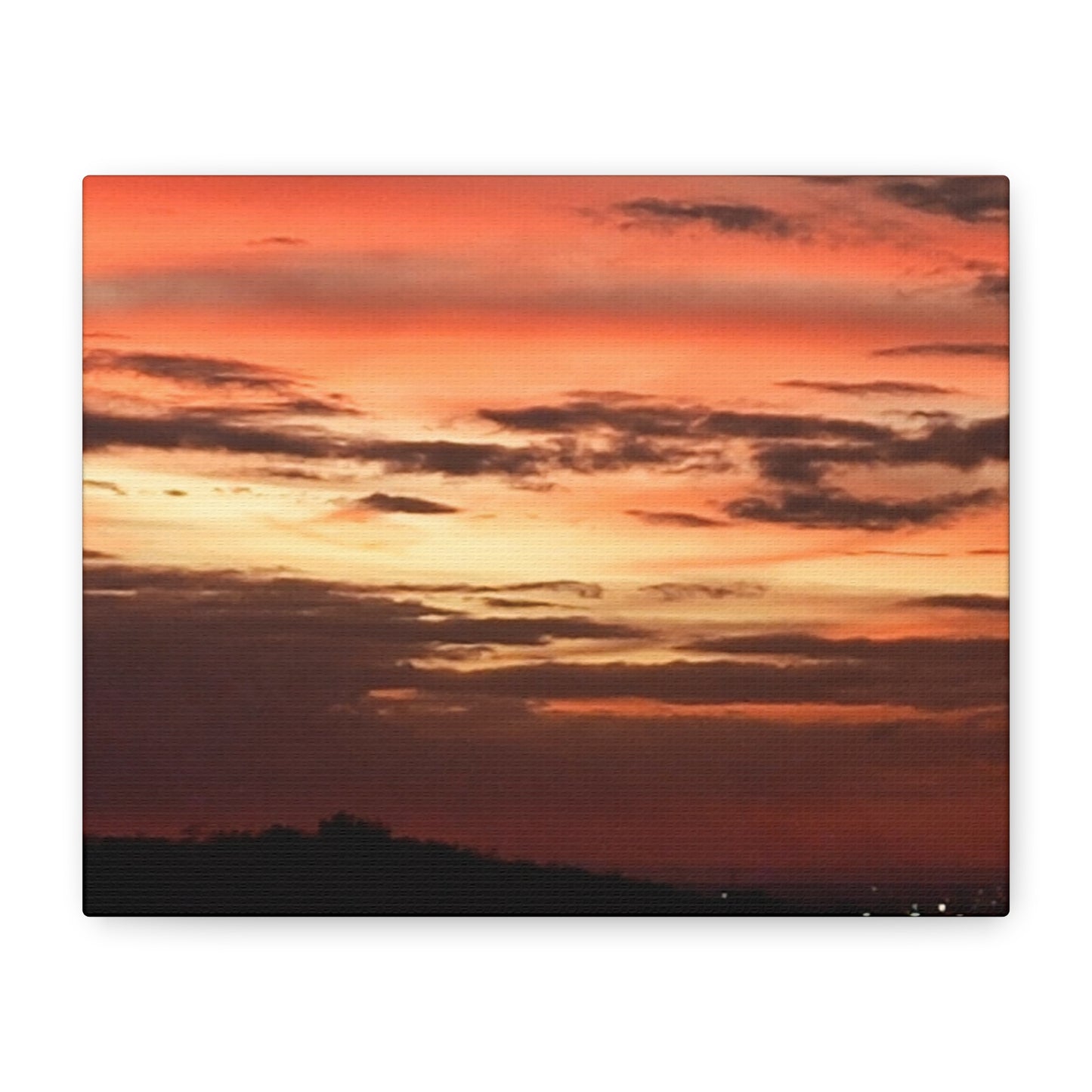 Sunset Canvas Wall Art - Matte Stretched 1.25"