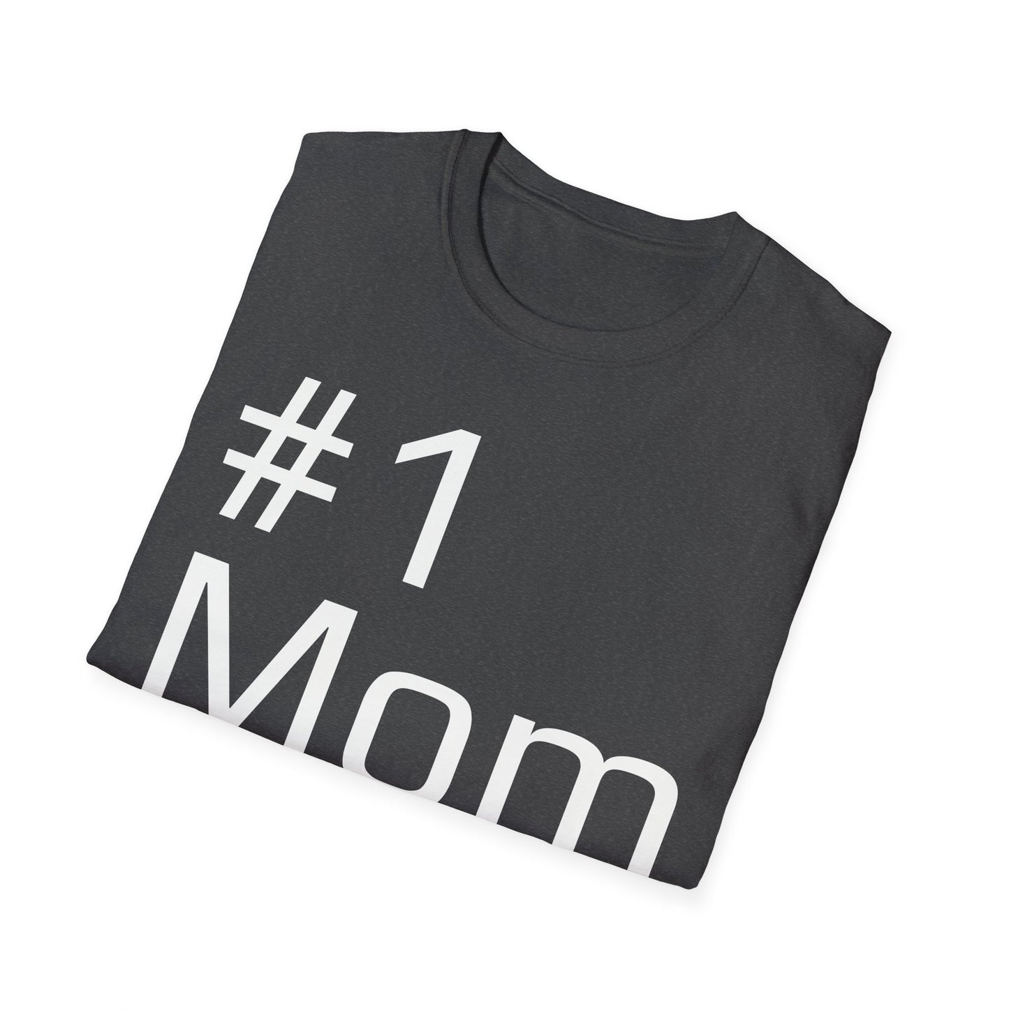 #1 Mom Unisex Softstyle T-Shirt