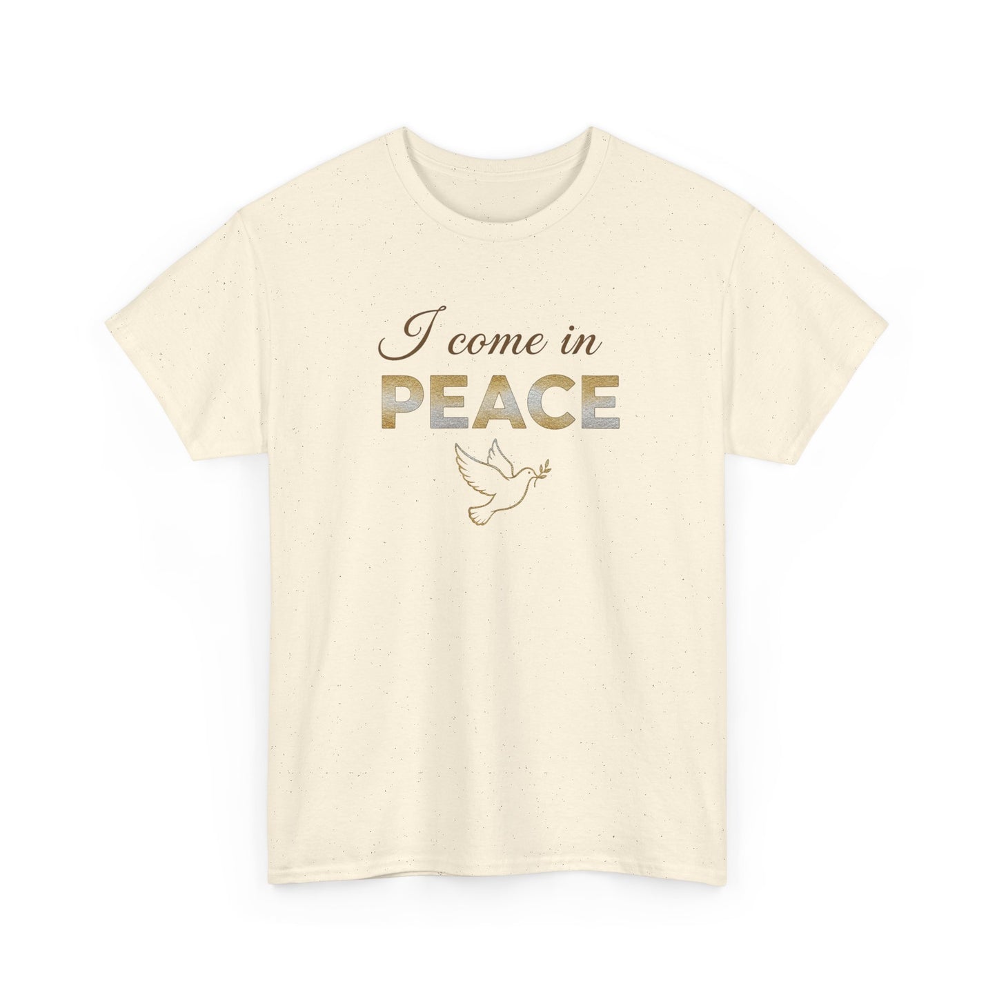 I Come in Peace T‑Shirt — Dove Graphic Peace Tee