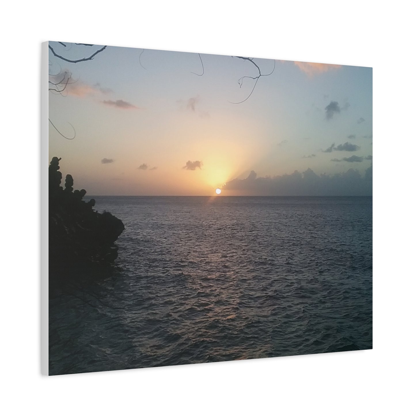 Sunset Canvas Art - 1.25" Stretched Matte Wall Decor for Home & Office