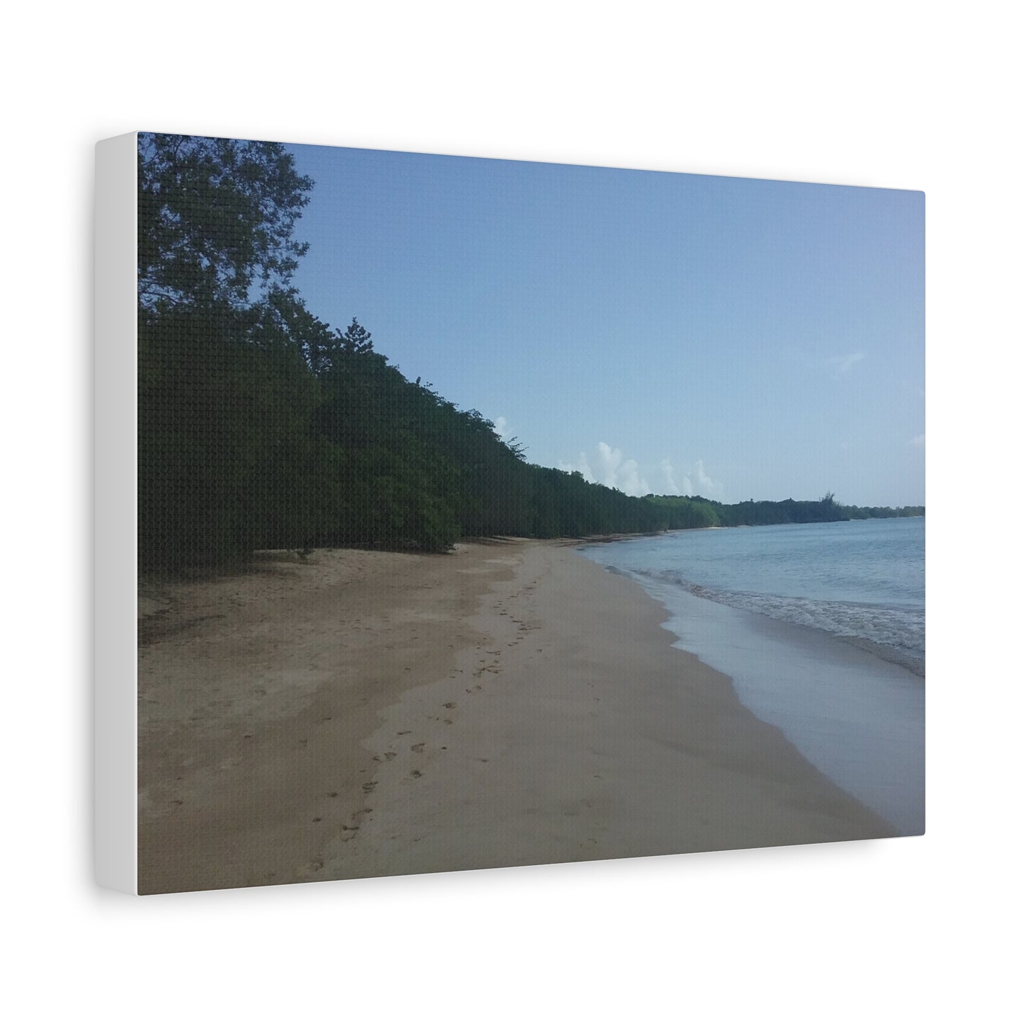 Serene Beach Canvas Print - Stretched Wall Art