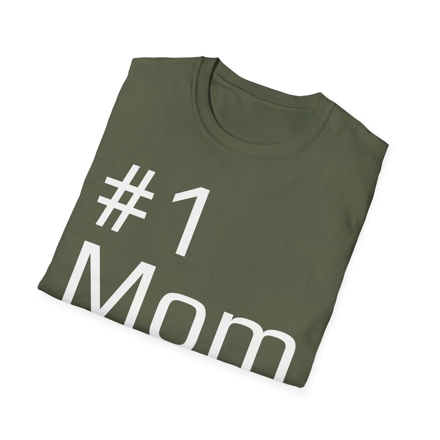 #1 Mom Unisex Softstyle T-Shirt