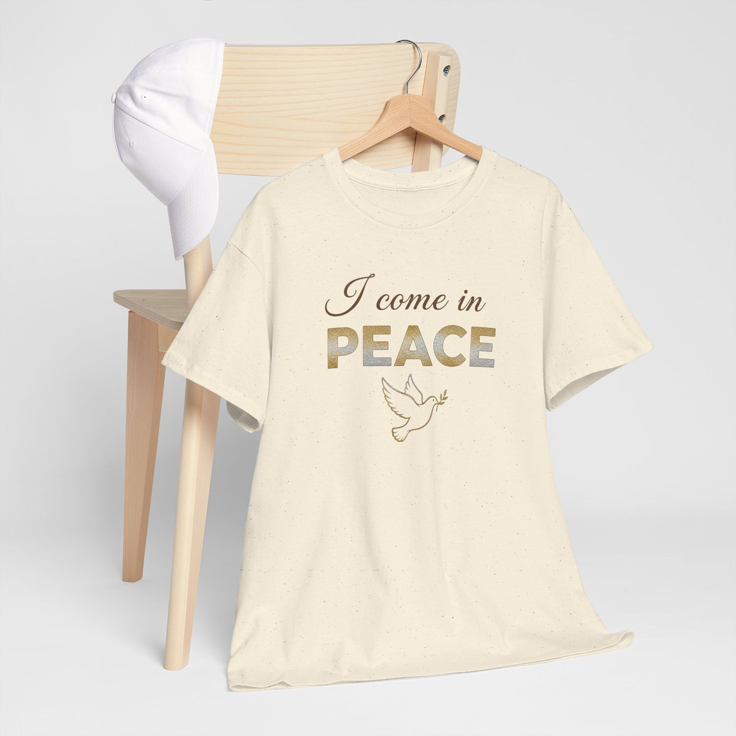 I Come in Peace T‑Shirt — Dove Graphic Peace Tee
