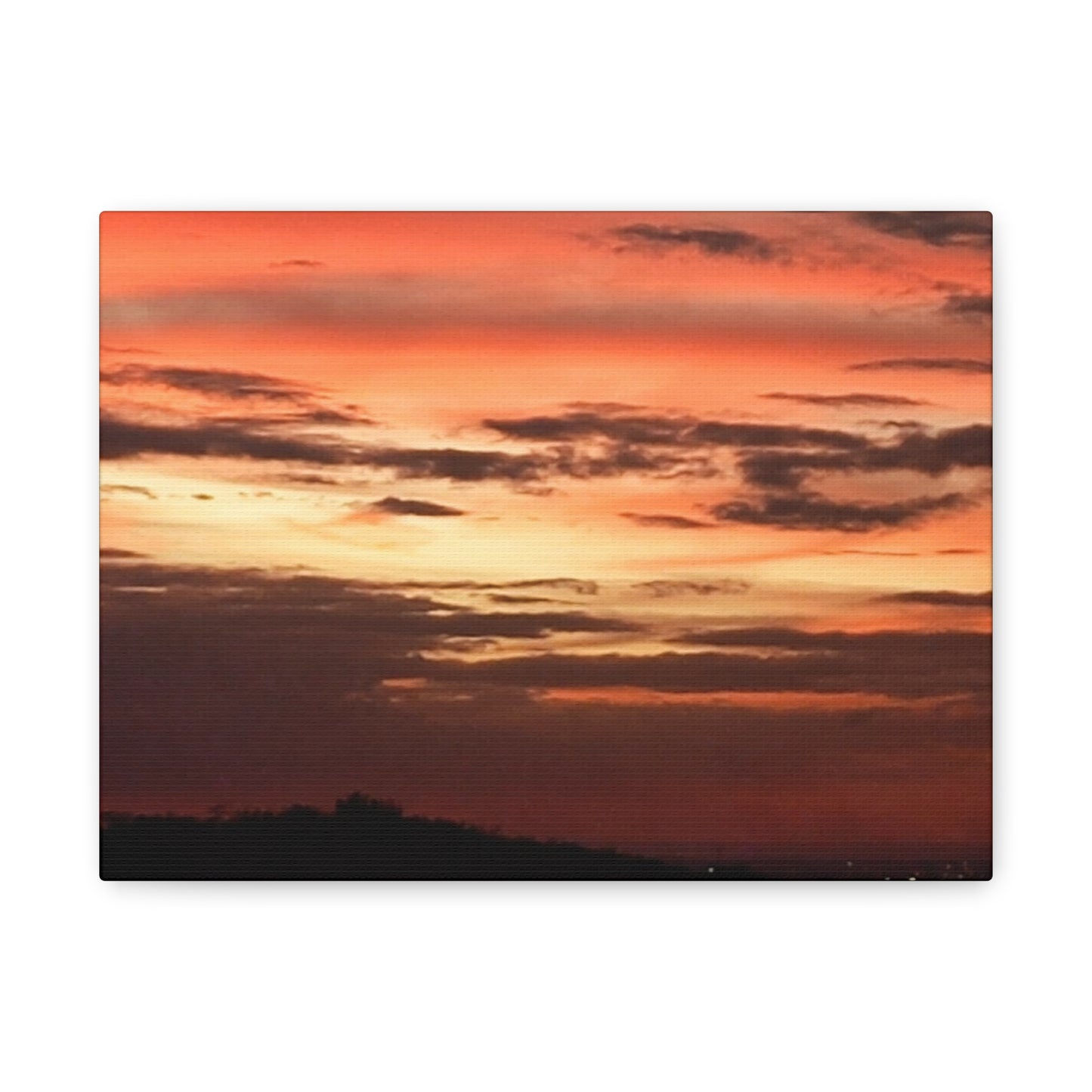 Sunset Canvas Wall Art - Matte Stretched 1.25"