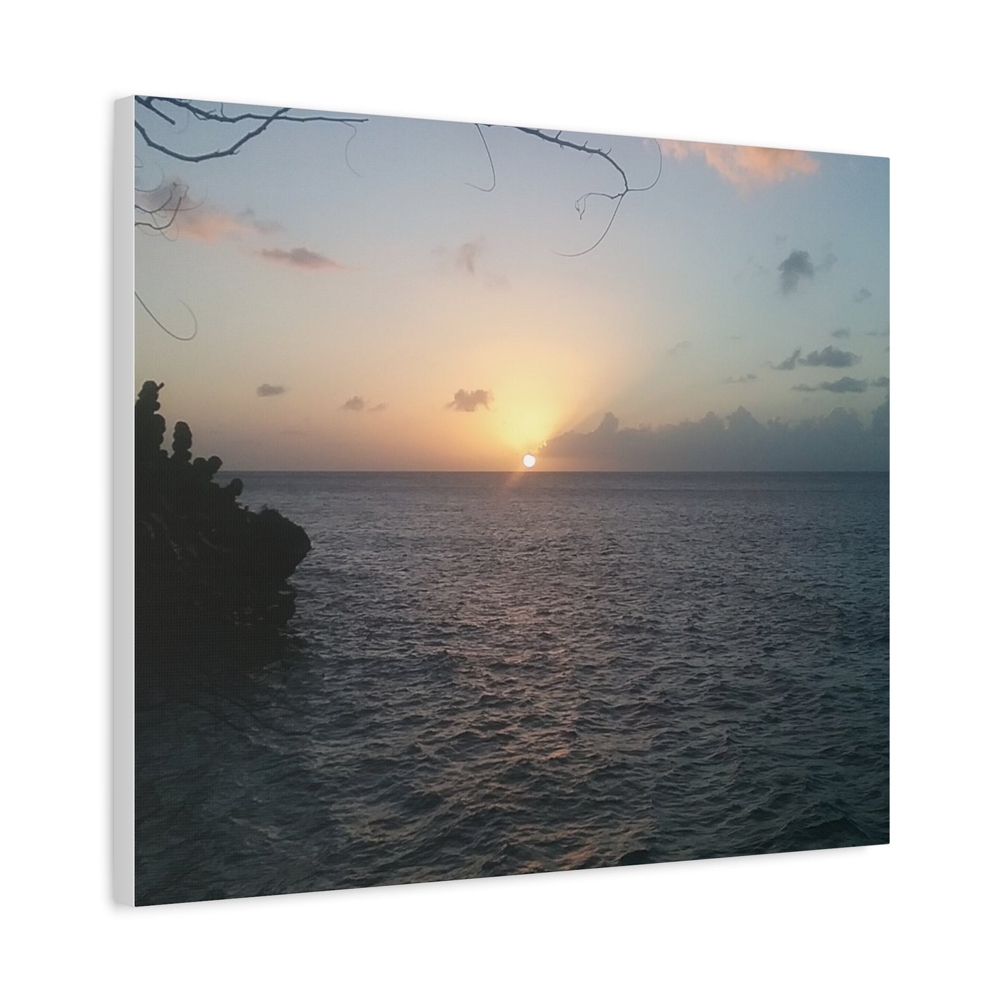 Sunset Canvas Art - 1.25" Stretched Matte Wall Decor for Home & Office
