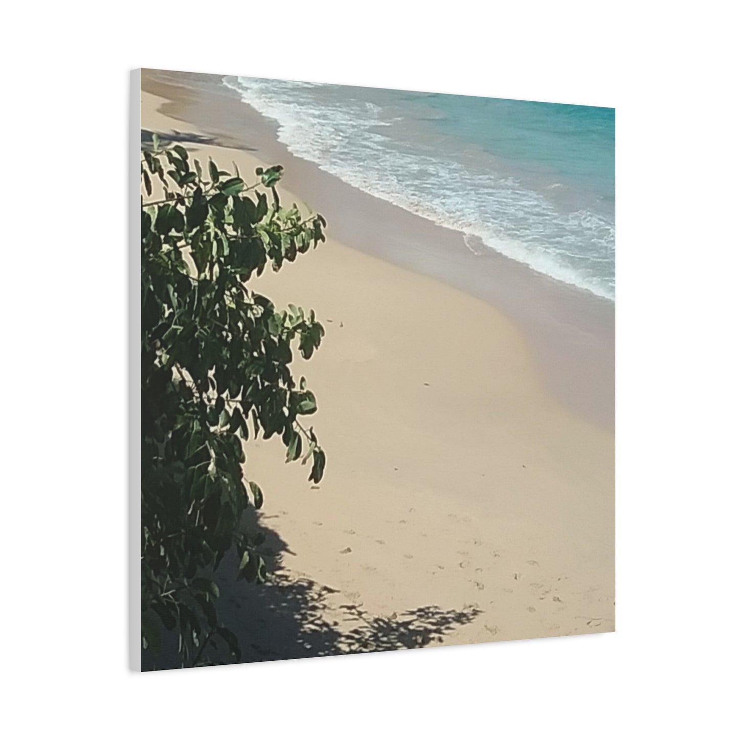 Tranquil Beach Canvas Wall Art - 1.25" Stretched Print for Home Decor