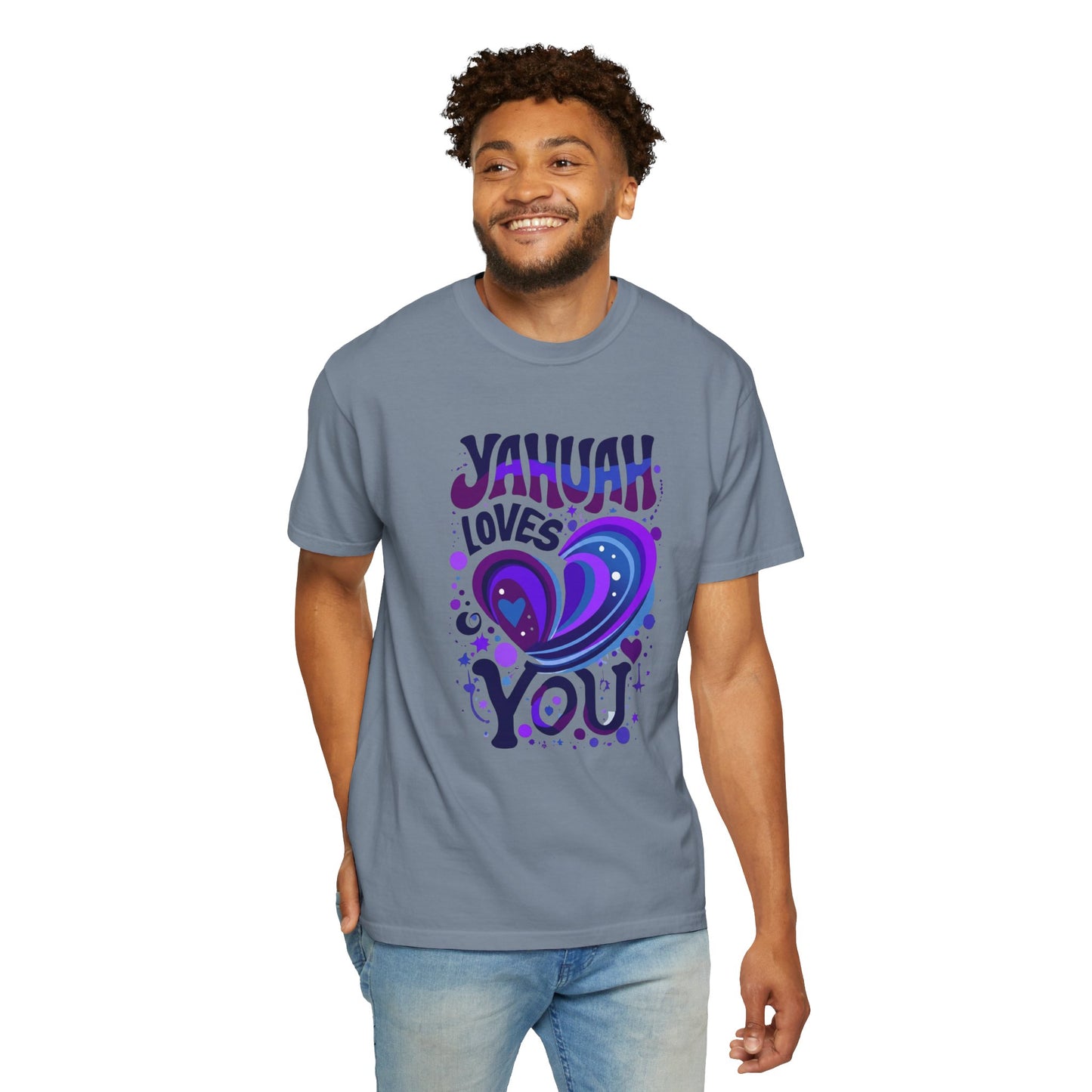 Yahuah Loves You T-Shirt — Faith-Inspired Christian Graphic Tee, Hebrew Name of God Gift