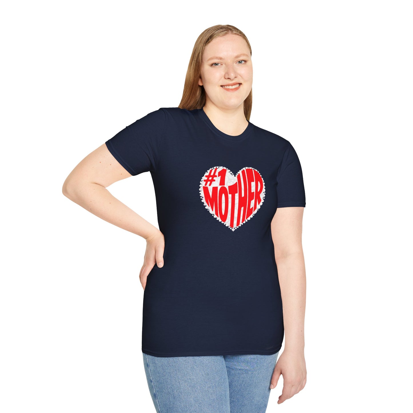 #1 Mother Unisex Softstyle T-Shirt - Perfect Gift for Moms