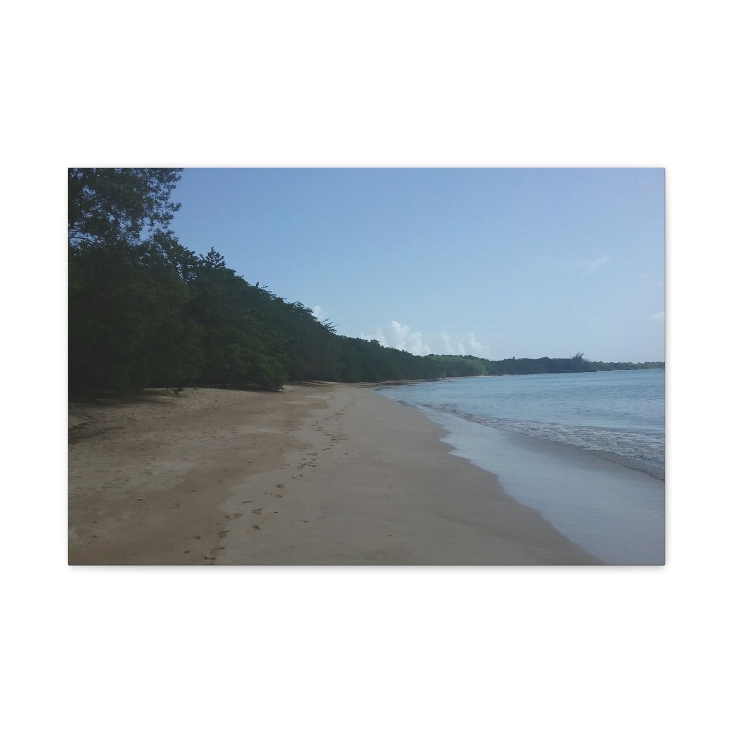 Serene Beach Canvas Print - Stretched Wall Art