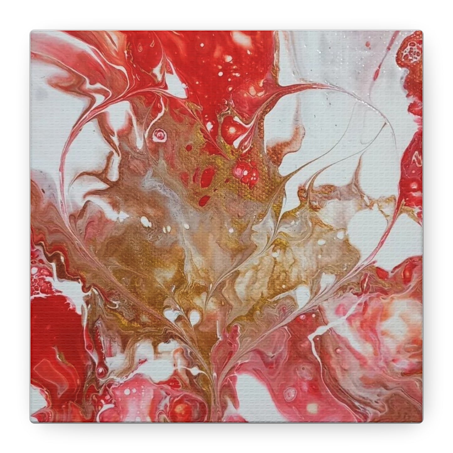 Heart Abstract Art Canvas Print - Great Gift for Art Lovers