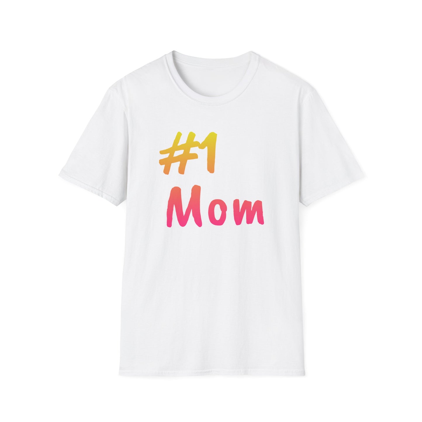 #1 Mom Unisex Softstyle T-Shirt - Perfect Gift for Mother's Day