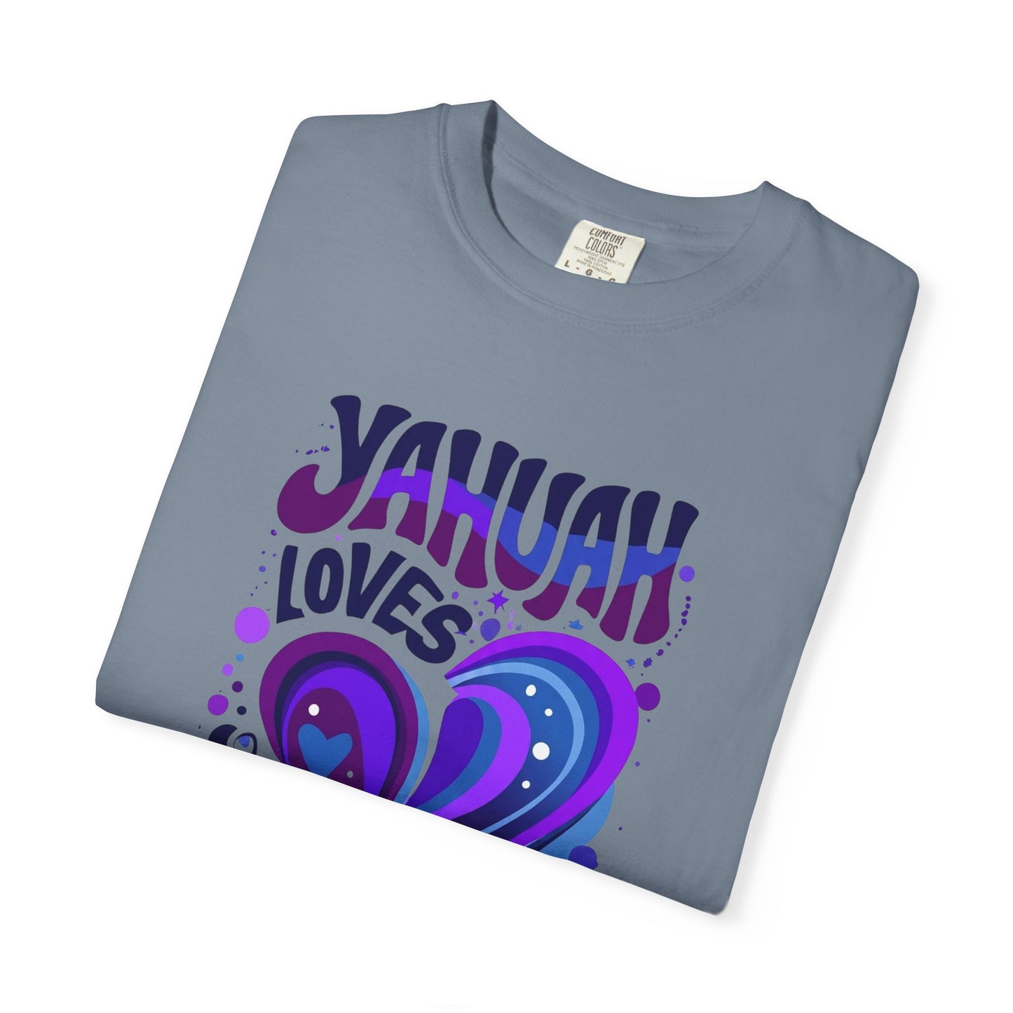 Yahuah Loves You T-Shirt — Faith-Inspired Christian Graphic Tee, Hebrew Name of God Gift