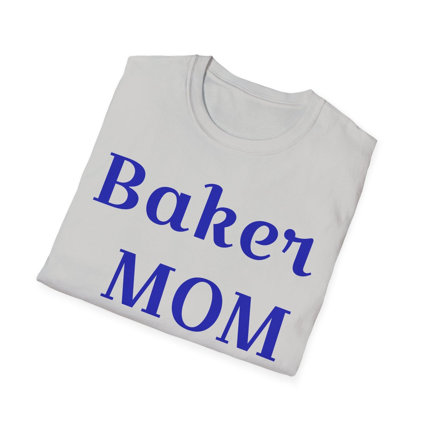 Baker Mom Unisex Softstyle T-Shirt - Perfect Gift for Baking Enthusiasts