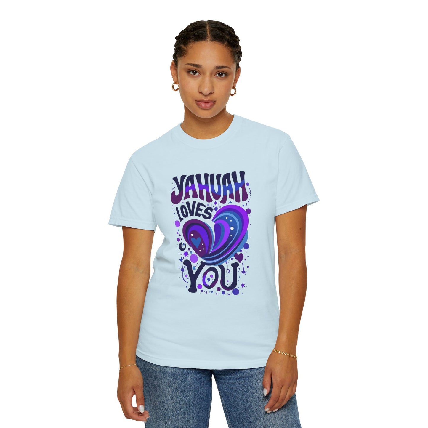 Yahuah Loves You T-Shirt — Faith-Inspired Christian Graphic Tee, Hebrew Name of God Gift